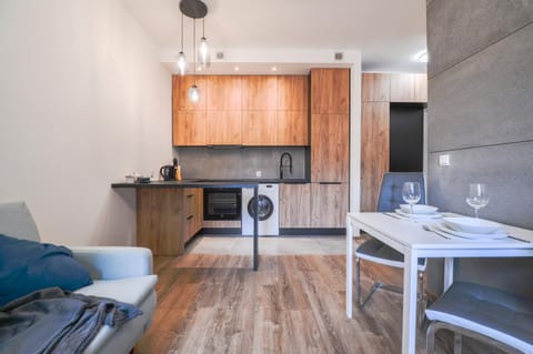 Kitchen or kitchenette, Living room, Seating area, Dining area, washing machine