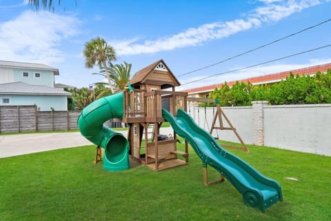 Paradise Packs A Punch! Beachside Home with Heated Pool, Outdoor Lounge, Steps from Beach Access House in Crescent Beach