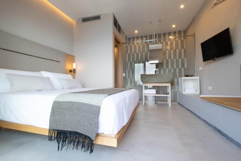 Bed, TV and multimedia, Photo of the whole room, Bedroom