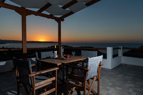 Patio, Balcony/Terrace, Sea view, Sunset