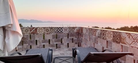 Balcony/Terrace, Sea view, Sunset