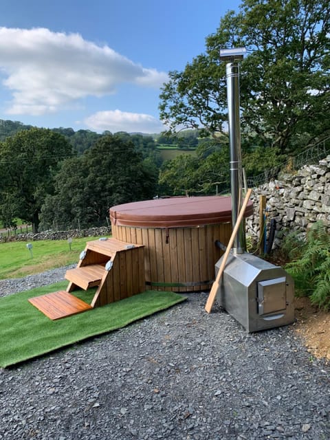 Safari Tent with Hot Tub in heart of Snowdonia Luxury tent in Wales
