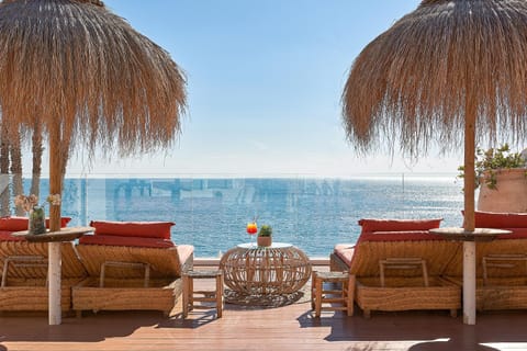 Patio, Solarium, View (from property/room), Balcony/Terrace, Sea view, sunbed