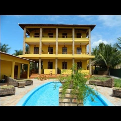 Property building, Patio, Day, Garden view, Pool view, Swimming pool, sunbed