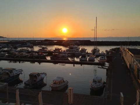 Natural landscape, Sea view, Sunset