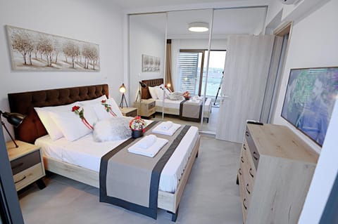 Bed, TV and multimedia, Photo of the whole room, Bedroom