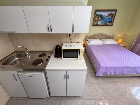 Kitchen or kitchenette, Bedroom