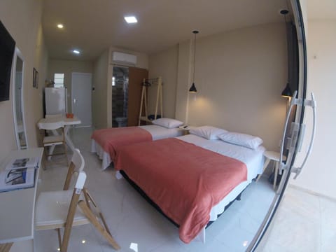 Bed, Living room, Photo of the whole room, air conditioner