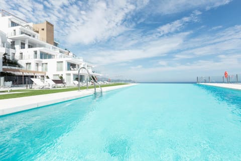 Property building, Pool view, Sea view, Swimming pool