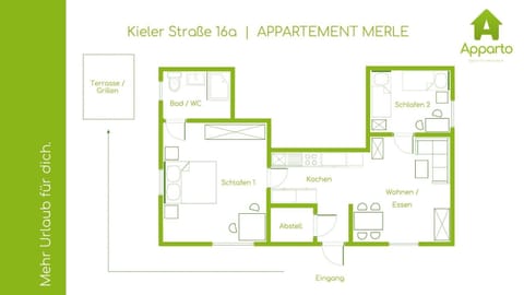Appartement Merle Kieler Straße 16a APPARTO Grömitz Apartment in Grömitz