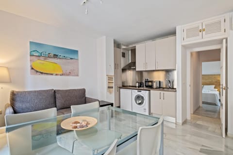 Living room, kitchen