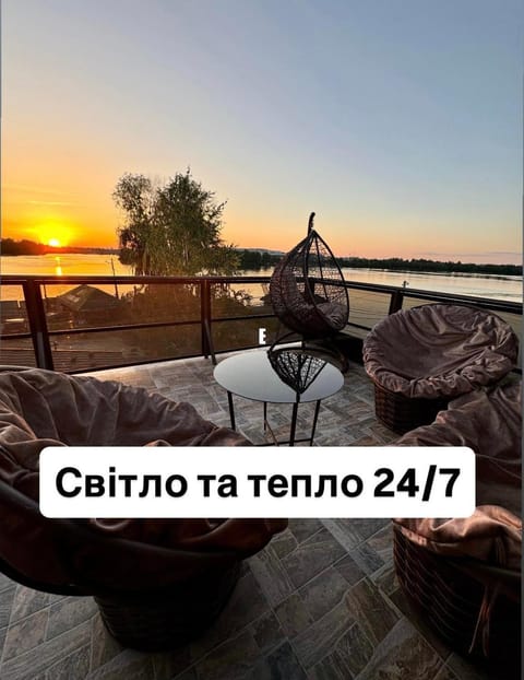 River view, Sunset