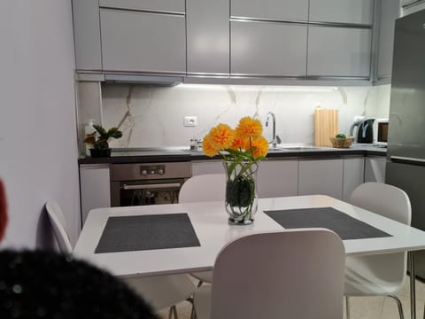 Kitchen or kitchenette, Dining area