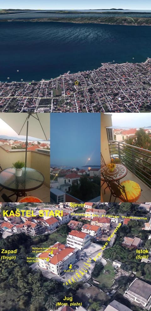 Property building, Bird's eye view, View (from property/room), Balcony/Terrace, Sea view
