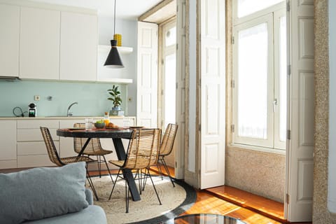 Living room, Communal kitchen