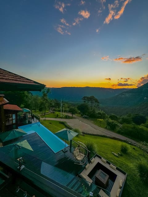 Mountain view, Sunset