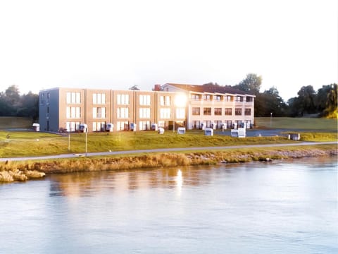 Property building, Natural landscape, River view