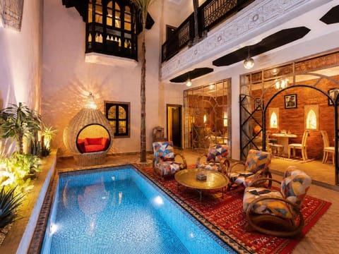 Patio, Pool view