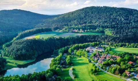 Spring, Natural landscape, Bird's eye view