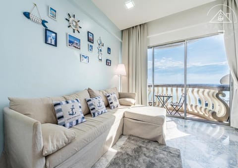 Living room, Seating area, Sea view