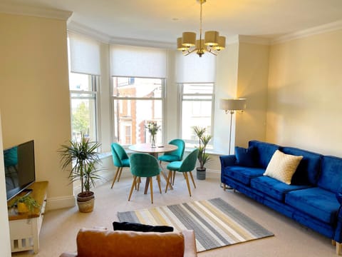 Property building, Living room, Dining area