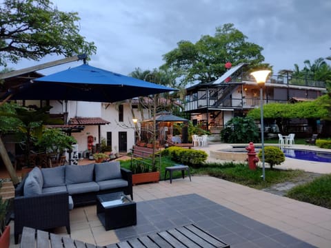 Property building, Patio
