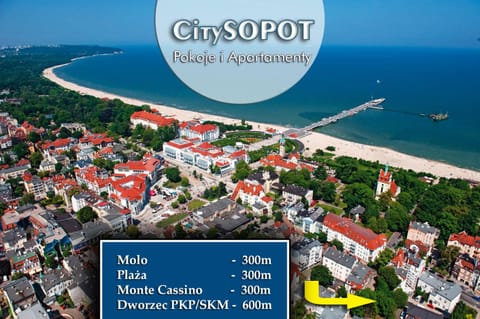 CitySOPOT-Centrum-Dąbrowskiego Apartment in Sopot