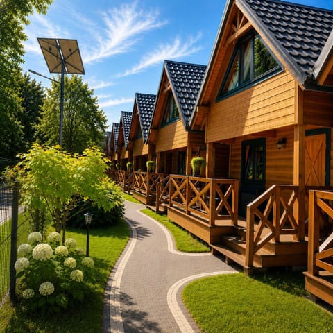 Property building, Spring, Day, Neighbourhood, Natural landscape, Garden, Garden view
