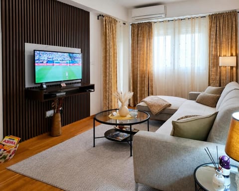 TV and multimedia, Living room, Seating area, Evening entertainment, internet, air conditioner