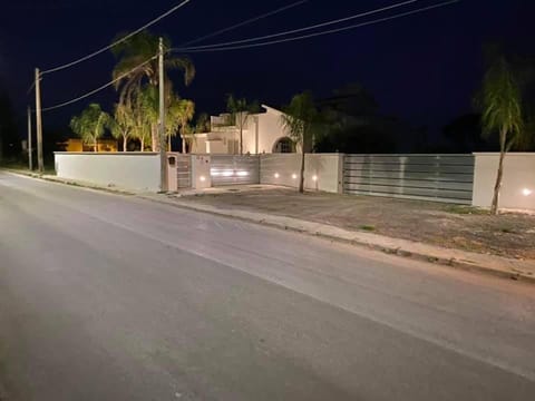 Property building, Night, Street view