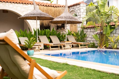 Garden, Pool view, Swimming pool, sunbed