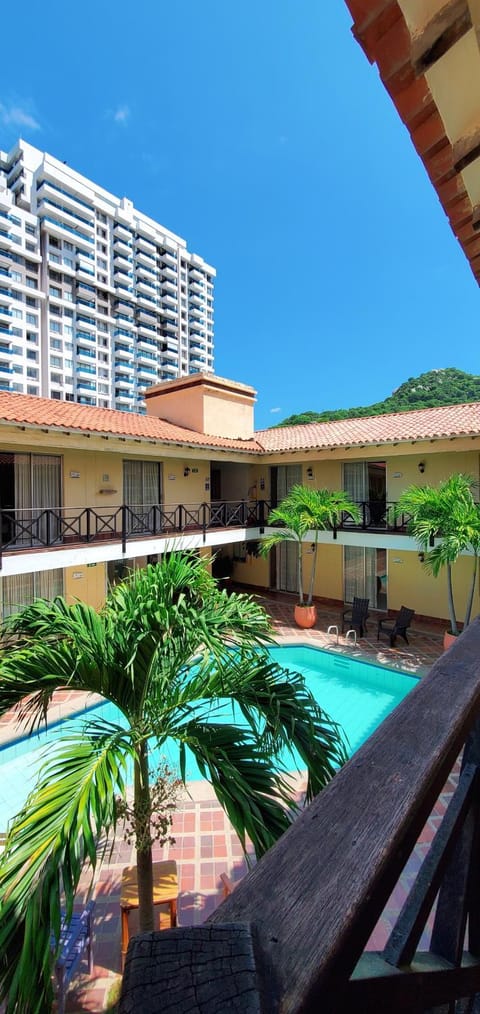 Property building, Pool view, Swimming pool
