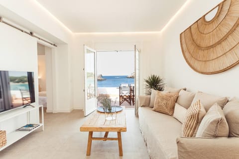 Living room, Seating area, Sea view