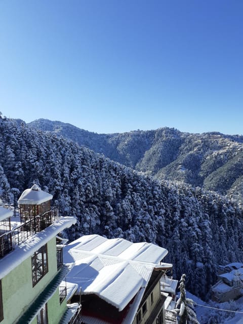 Natural landscape, Winter, Mountain view