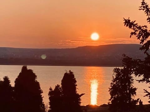 Lake view, Sunset