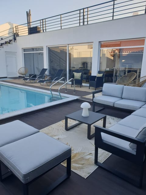 Patio, Day, Pool view, Swimming pool, sunbed
