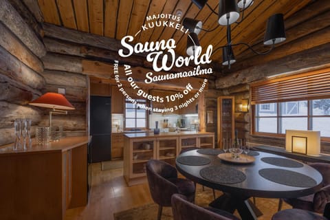 Kuukkeli Log Houses Teerenpesä - Premium Suite A48 Apartment in Lapland