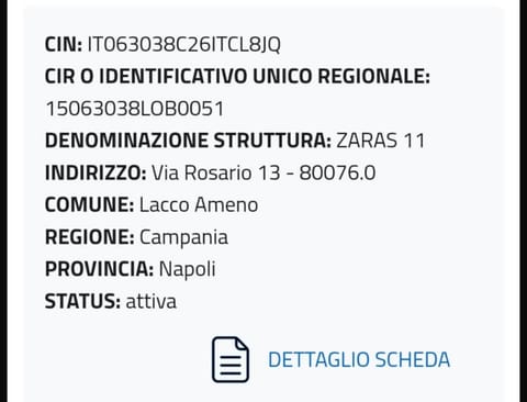 Zaras 11 Apartment in Lacco Ameno