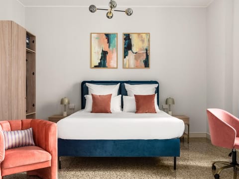 Bed, Bedroom, wardrobe