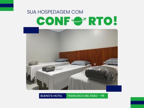 Bed, towels