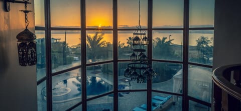 View (from property/room), Sea view, Swimming pool, Sunset