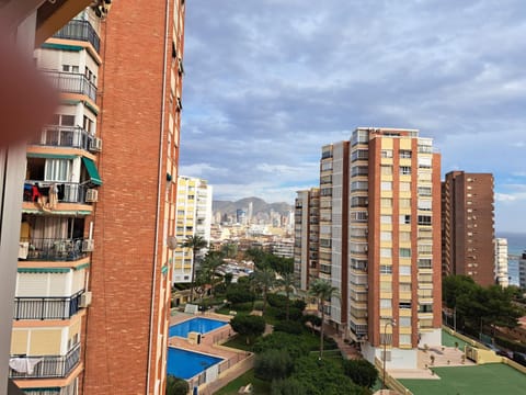 Property building, Natural landscape, City view, Mountain view, Pool view, Swimming pool