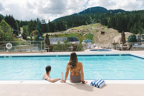 Summer, Cycling, Pool view, Swimming pool