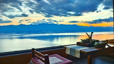 View (from property/room), Sea view, Sunset