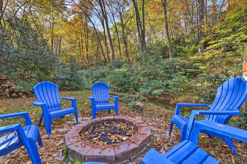Boone Cottage with Fire Pit and On-Site Creek! House in Boone