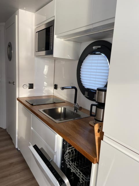 Kitchen or kitchenette, dishwasher, minibar, stove, kitchen