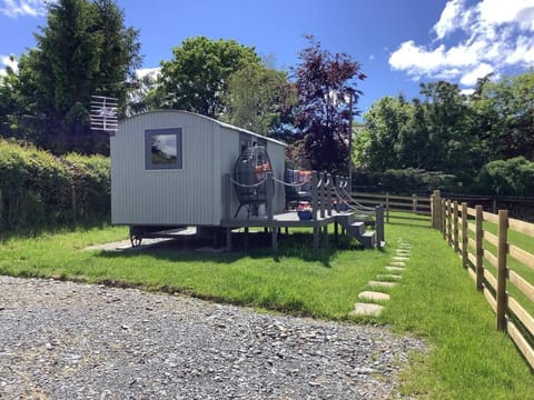 The Shepherds Hut at Hafoty Boeth House in Wales