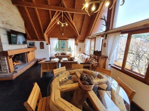 Living room, Dining area, flat iron