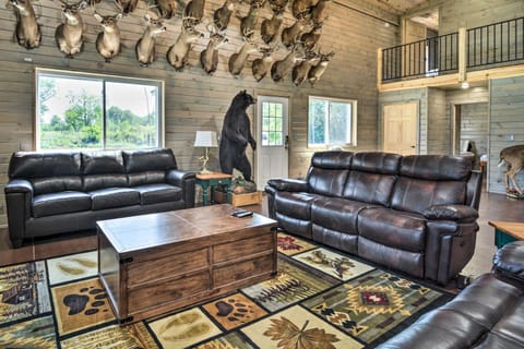 800-Acre Au Gres Oasis 2 Ponds and ATV Trails! House in Michigan