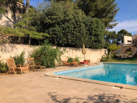 Day, Garden, Swimming pool, sunbed